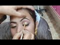 real bridal makeup in winter season/रियल का ब्राइडल मेकअप सीखें step by step/Bridal Reception makeup