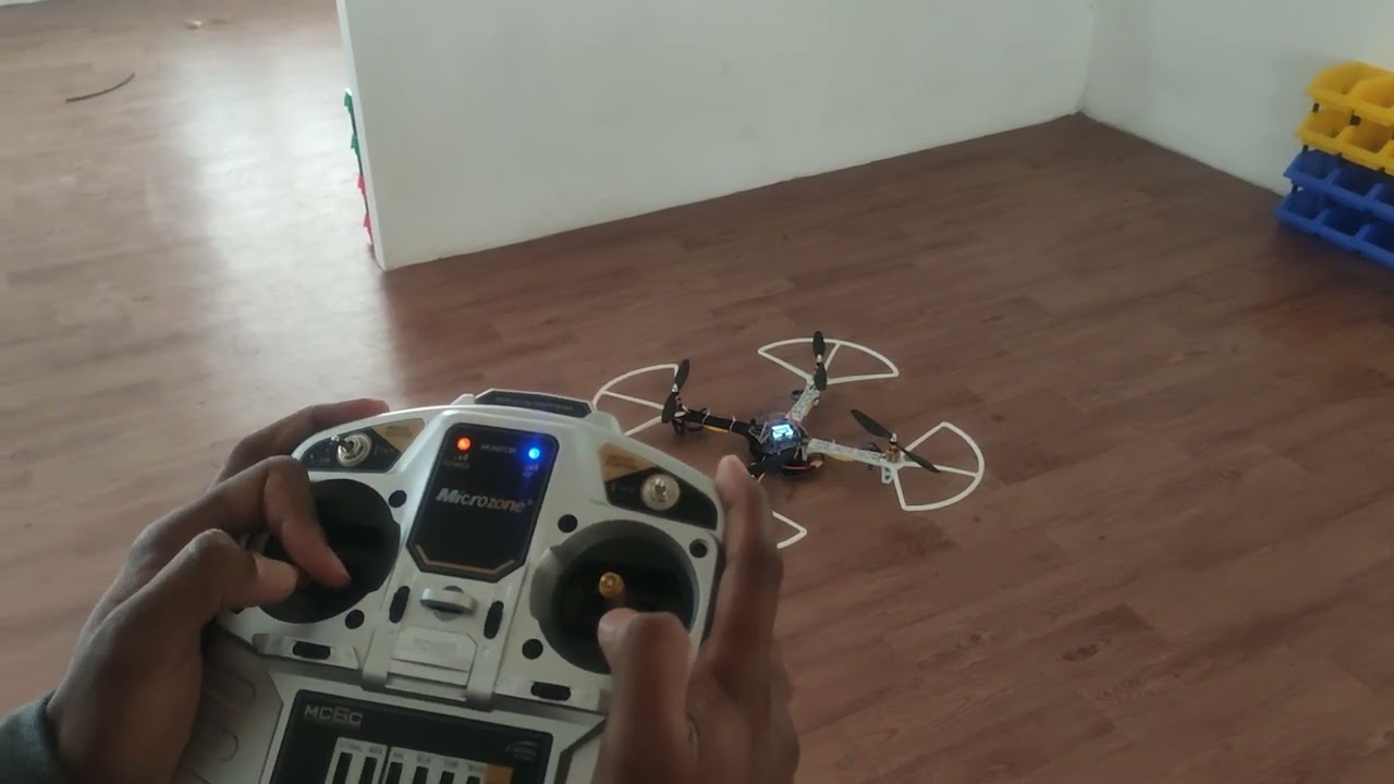 Step 19: KK2.1 Quadcopter 1st Flight test check