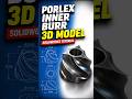161 Porlex Inner Burr #solidworks @needful3d