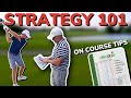 How Pros Play Golf. Nine Holes with Scott Fawcett(DECADE). Course Management Tips | Bryan Bros Golf