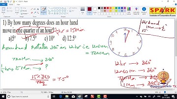 Clocks ||Question 1 ||  Spark Institute  Easy || Arithmetic  Krishna Sir||
