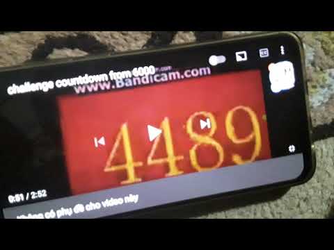 Challenge countdown from 6100