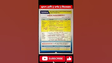 Class 12 Philosophy Semester 3 New Syllabus 2025 | দ্বাদশ শ্রেণী দর্শন সিলেবাস #shorts #syllabus