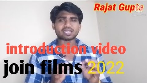 #Rajat Gupta# introduction video# 2022# join films 🎭🕺💖