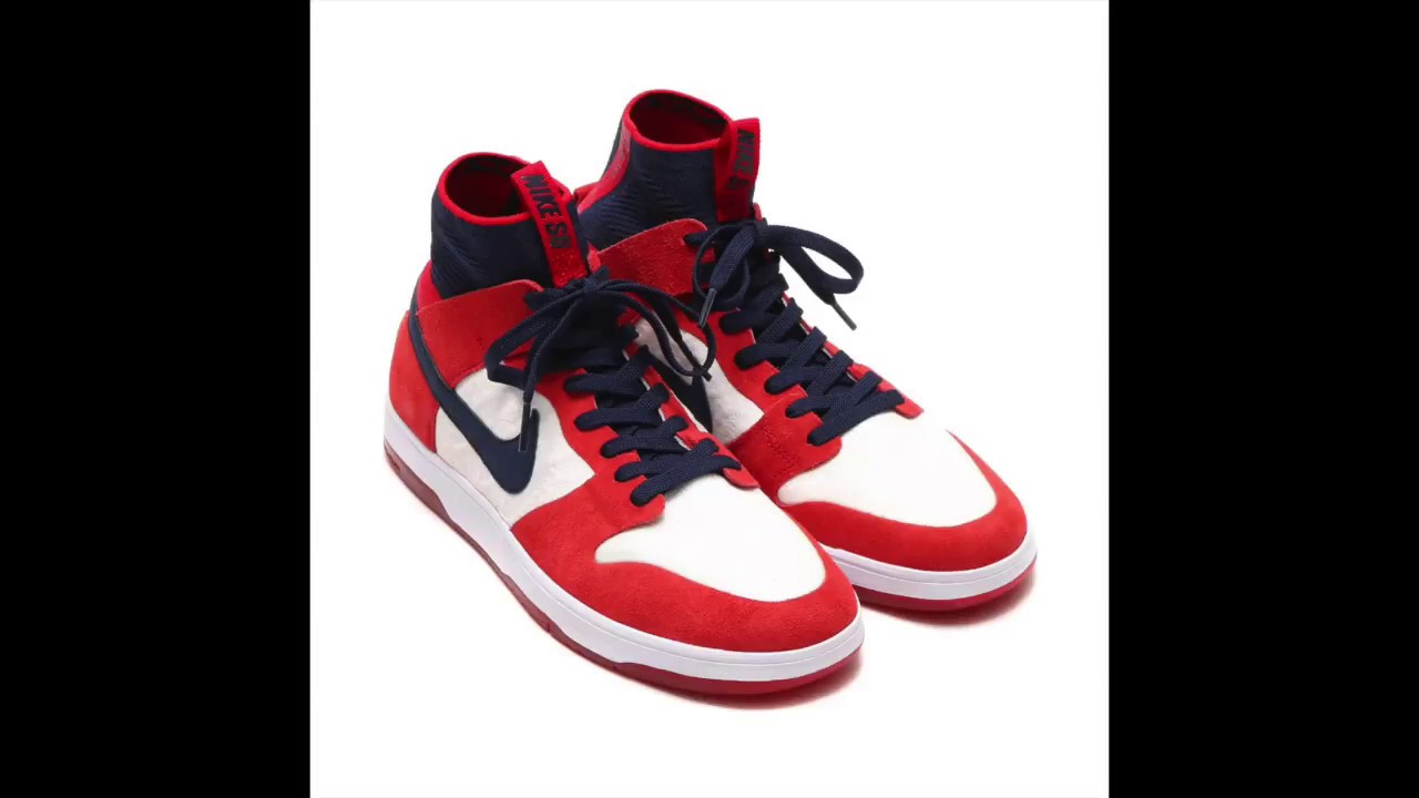 Nike - SB Dunk HI Elite Skate Longer - University Red/College Navy