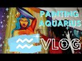 Week in the life of a Full Time Artist:🎨VLOG: Zodiac Series Resumes