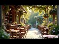 Tranquil Coffee Vibes in Blooming Patio ☕ Smooth Jazz for Mind Clarity & Inner Peace