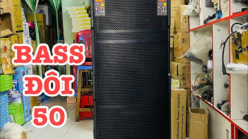 Bass đôi 50 hàng khủng | Loa karaoke di động công suất lớn | Loa kéo 5 tấc đôi - Bose 5050