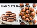 Chocolate Macarons - the BEST recipe (Swiss Method)