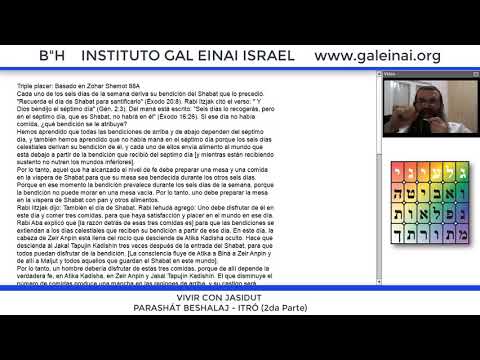 PARASHAT BESHALAJ - ITRÓ (2DA PARTE) 5778 PARASHAT BESHALAJ - ITRÓ (2DA PARTE) 5778