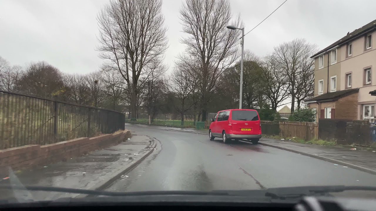 Driving in Glasgow - Ruchazie - December 2021