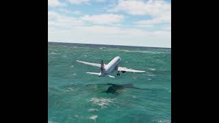 the plane hit a storm and made an emergency landing EPs459