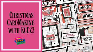 Assembling KCC23 Christmas Cards - 15 Cards from 6 Sheets of 6x6 - Featuring This Calls for Confetti
