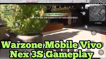 Warzone Mobile Vivo Nex 3S Gameplay Snapdragon 865 8 GB/128 GB ROM