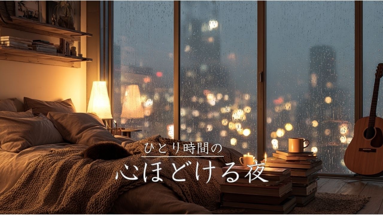 【夜の休息BGM】ひとり時間の心ほどける夜ギター｜After Bedtime Calm