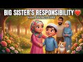 Big Sister’s Responsibility ❤️ | Fatima &amp; Talha family cartoon |Islamic cartoon| Islamic stories