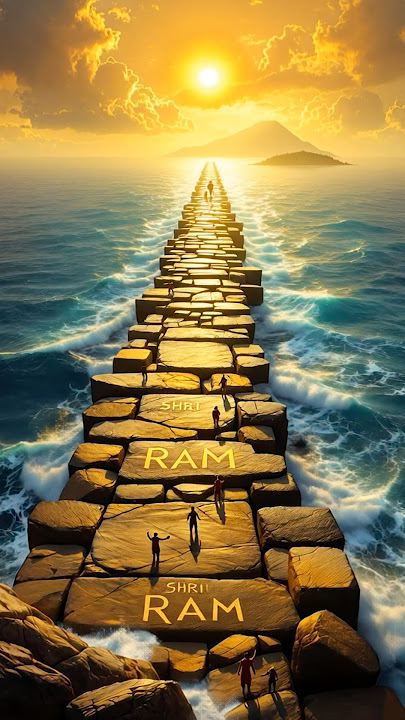 Ram Setu. #ramayan #ramsetu #srilanka #facts