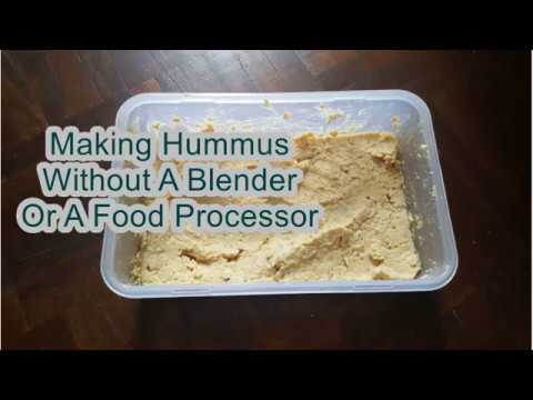 skjold Dag Dem Making Hummus Without A Blender Or A Food Processor - YouTube