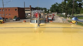 Ride Along Through Harrisburg on a 1982 Ford C Cabover Engine w/Q and Airhorn  PA Pump Primers 2018