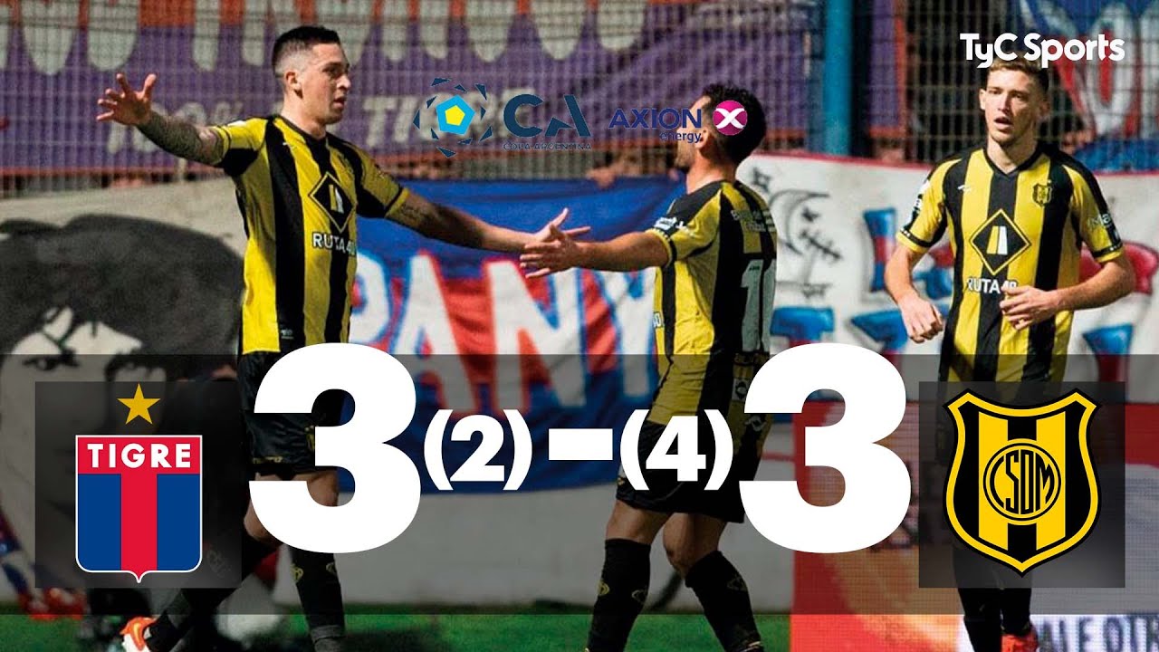Tigre 3 (2)(4) 3 Deportivo Madryn Copa Argentina 2022 16avos de