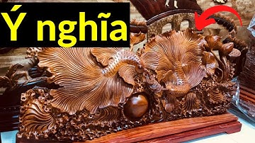 Ý nghĩa và cách trưng bày của tượng gỗ cá xiêm mà rất ít người biết!