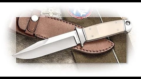 A.G. Russell Chute Knife It's not Ivory Overview