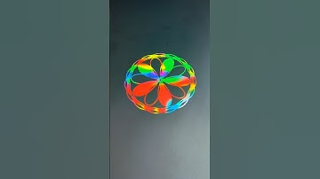 It starts as nothing and in the end a beautiful flower #spirographshr #satisfying #asmr #spirograph