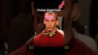 Piyango biletini çaldı