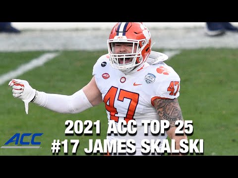 #17 Clemson LB James Skalski | 2021 ACC Top 25 Returning Players