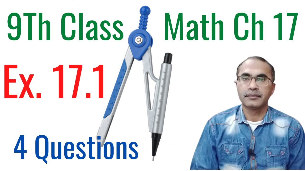 Exercise 17.1 Chapter 17 || Practical Geometry 9Th Class Math Science ...