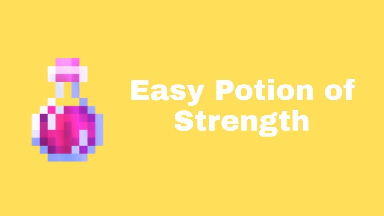 How To Make Strength Potions For Minecraft shorts YouTube