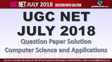 Question 01 UGC NET July 2018 CSE paper 2 Solution (definitions in an xml documents are said to be)