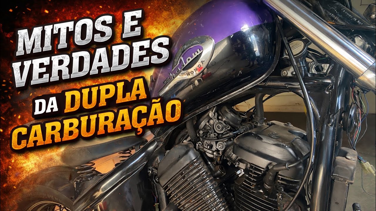 Dupla Carburação na Shadow 600: Mitos e Verdades Revelados! #Shadow600 #MotoCustom #Carburado