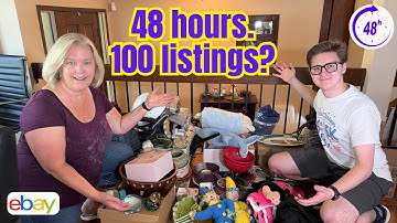 Kunnen we 100 items op eBay plaatsen in 48 uur? (Een nieuw proces proberen)