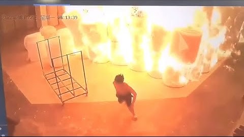 Worker Wanted To See If Foam Was Flammable