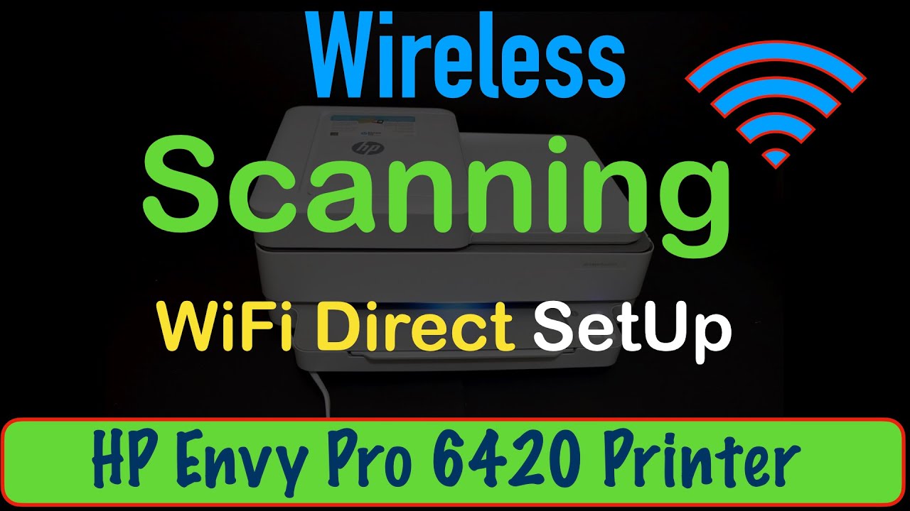 HP Envy Pro 6420 WiFi Direct SetUp, Wireless Scan To iPhone review !! - YouTube