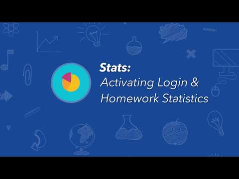 Stats: Login & Homework Statistics