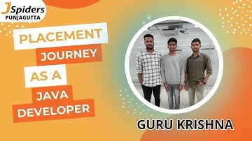 Student Placement Roadmap of a Java Developer by JSpiders | Hyderabad Punjagutta