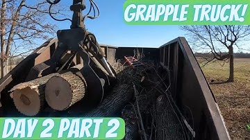 grapple truck and forestry mulching! Day 2 part 2