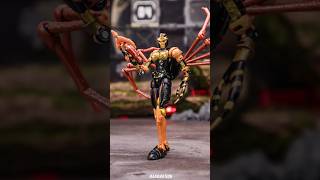 Takara Tomy BWVS04 Blackarachnia transformation #transformers #riseofthebeasts #beastwars