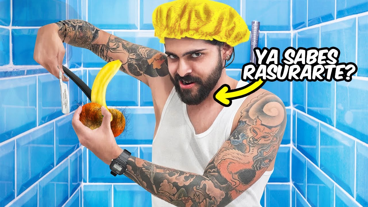 TUTORIAL de como rasurarte !! (Contenido de Calidad) 😫