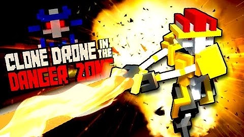 THE ROBOT ESCAPE | Clone Drone in the Danger Zone (Part 1) | Gameplay, Funny Reaction