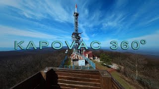 [4K] Krndija, vidikovac Kapovac, 360° panorama (proljeće 2023)