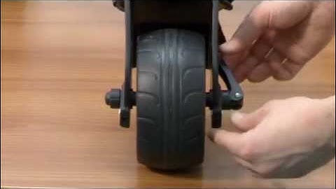 Motocaddy Technical Video : Adjusting the Front Wheel