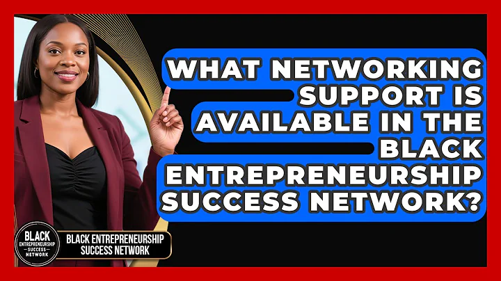 What Networking Support Is Available in the Black Entrepreneurship Success Network?