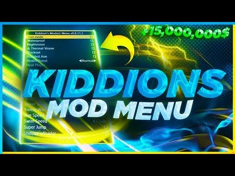 Kiddions mod menu 1.58 | Best New GTA 5 mod menu | Free Download ...