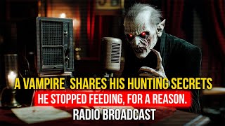 You're Listening to the Radio when a Vampire Announcer Gives Tips on Human Hunting
