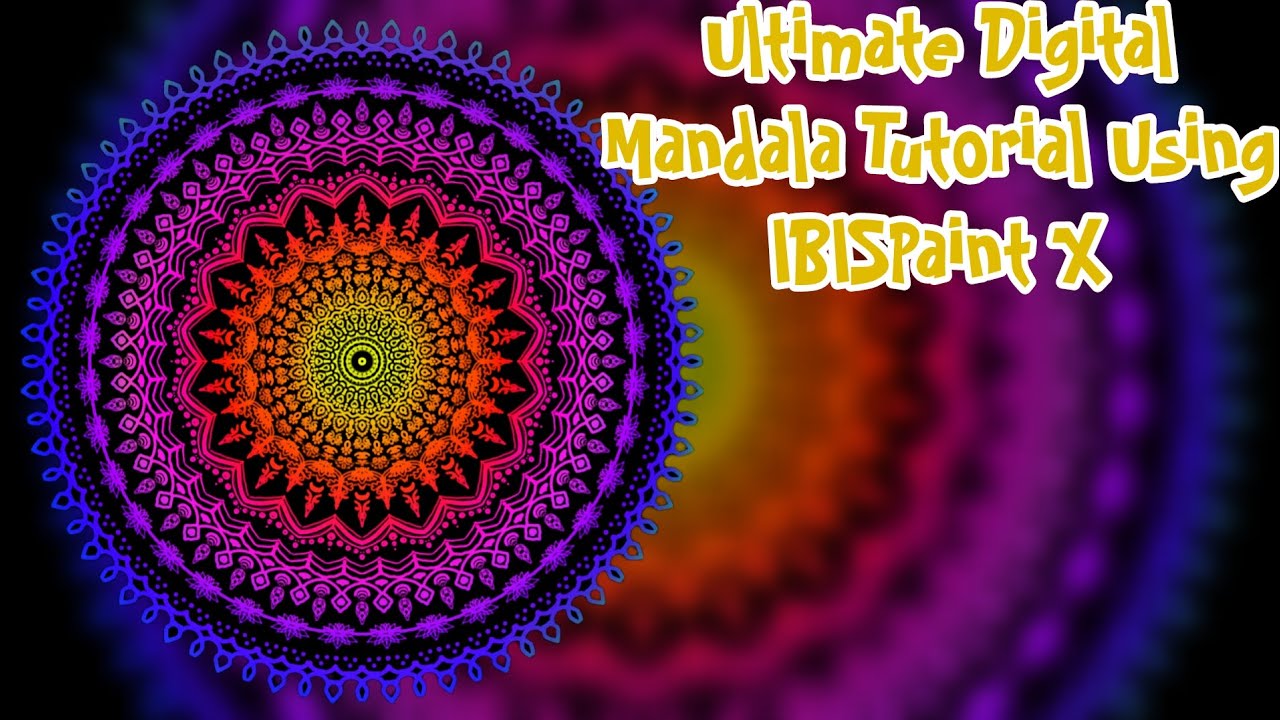Ultimate Digital Mandala Tutorial Using IBISPaint X | AshisK Arts - YouTube