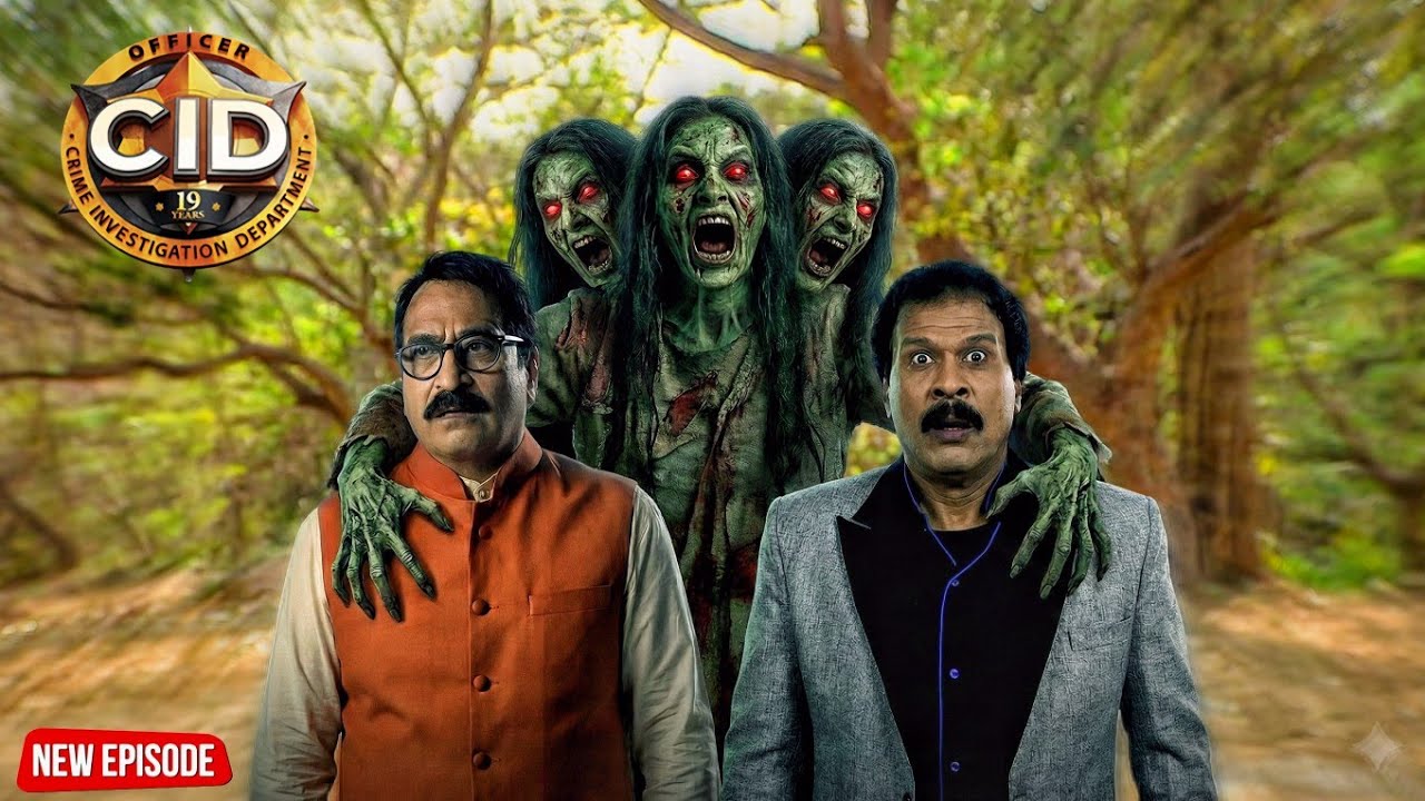 जब तीन सिर वाली चुड़ैल ने रखा CID के कंधों पर हाथ, Freedy के निकले चीखें | CID | Latest Episode