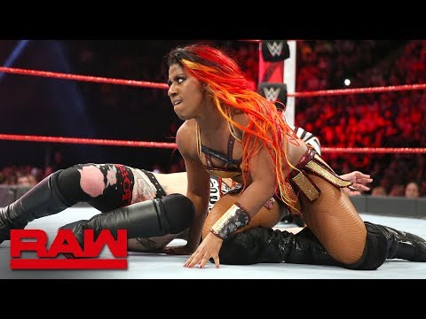 Sasha Banks vs. Ember Moon vs. Ruby Riott - Money in the Bank Qualifying Match: Raw, May 7, 2018